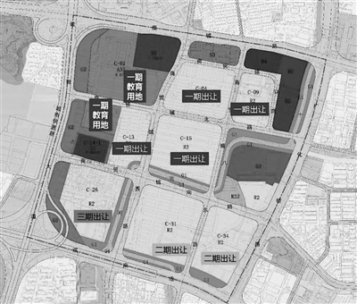 资讯中心 本地新闻 正文  黄龙商贸城街坊控规图.