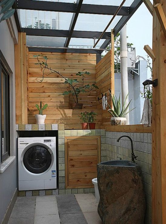 阳台化身洗衣房小户型空间布局上策