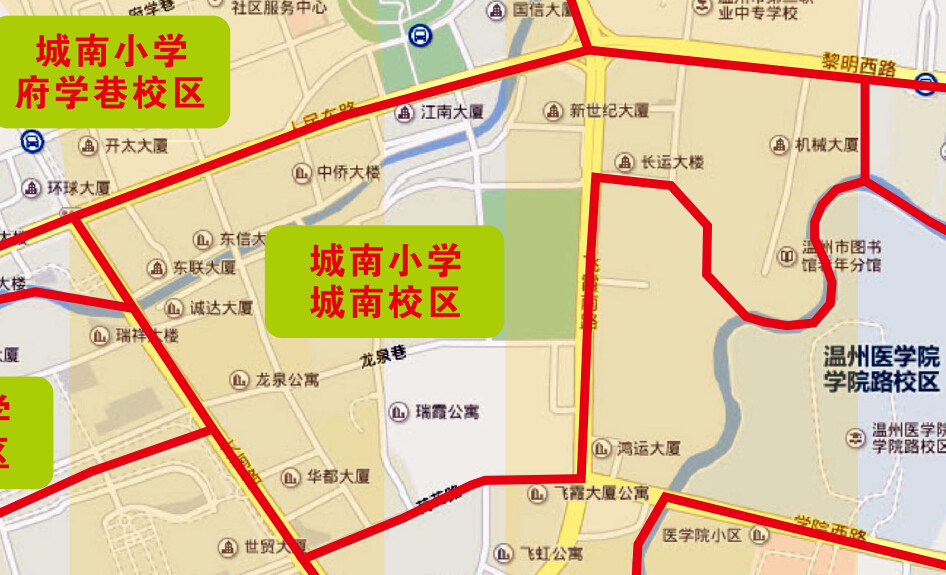 北白象小学学区划分
